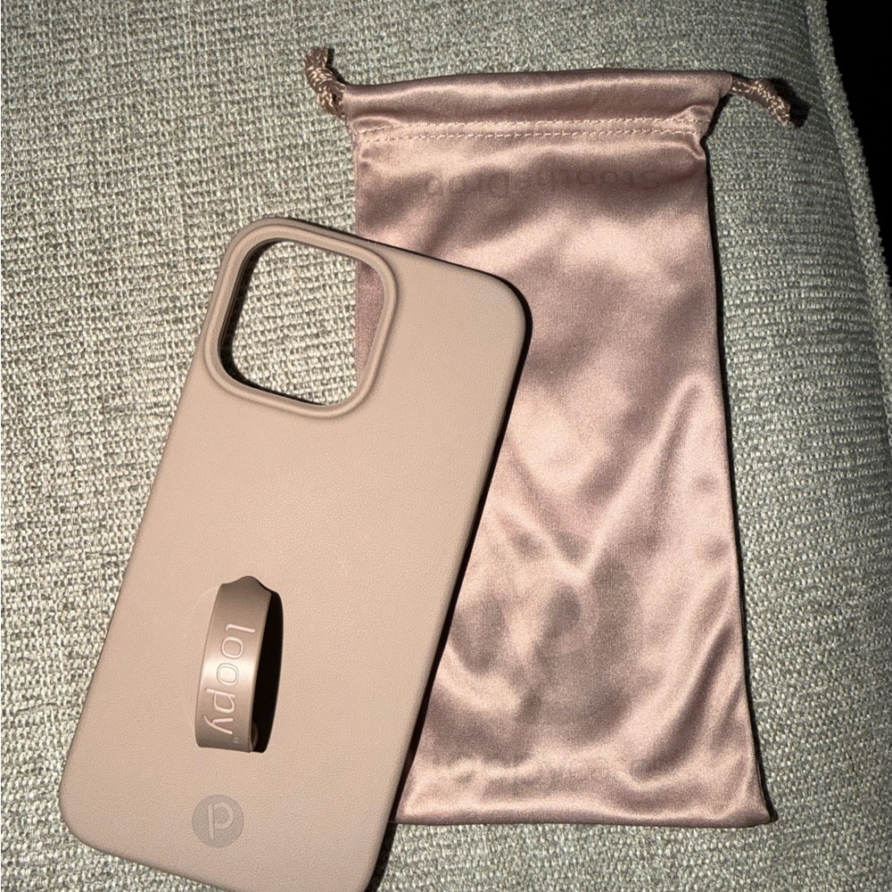 Loopy Case Beige Phone Case with Loop